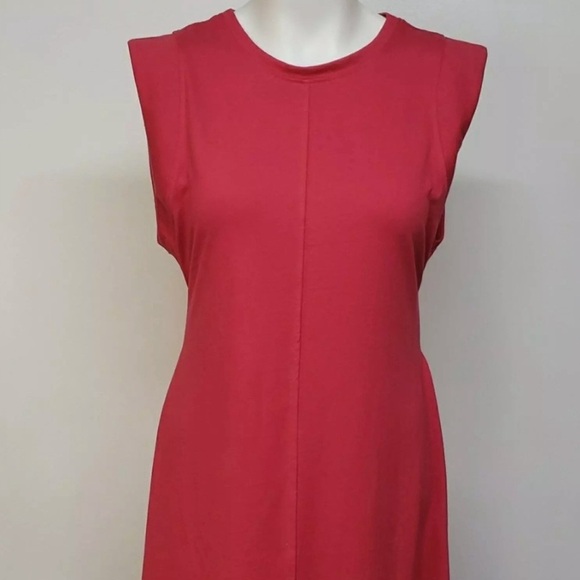Free People Beach Cap Sleeve Red Maxi Dress Size Large NWT - Picture 2 of 6